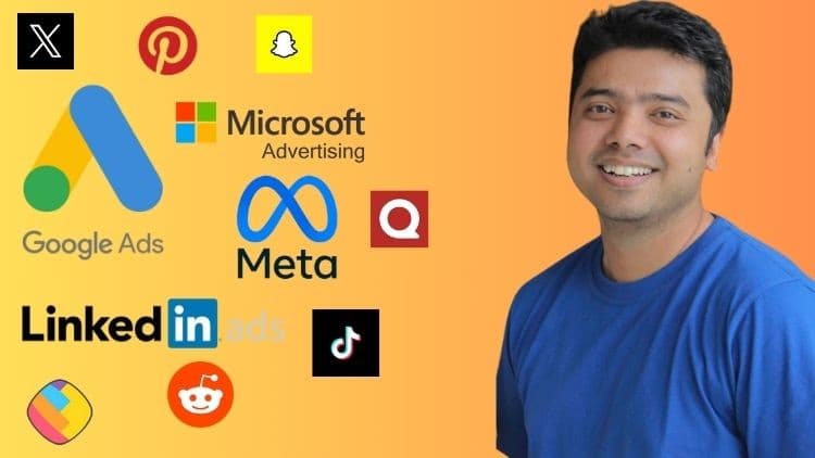 Full Paid Ads Course - Google, Facebook, Microsoft, LinkedIn