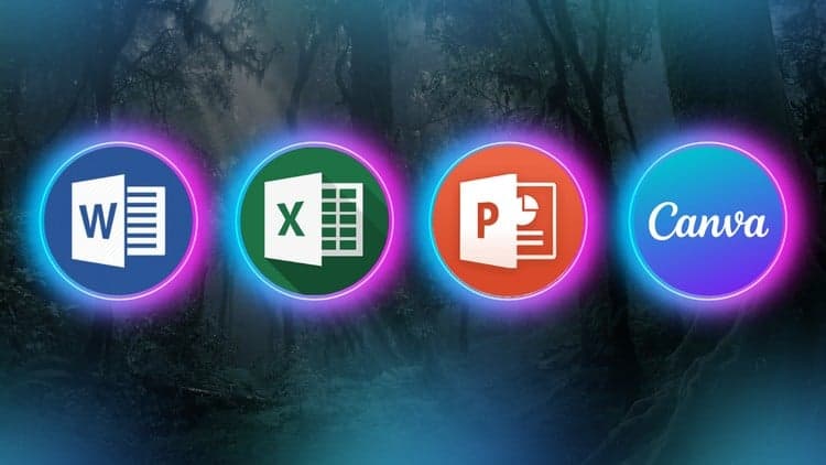 MS Office With Canva Word Excel PowerPoint Canva All  in One