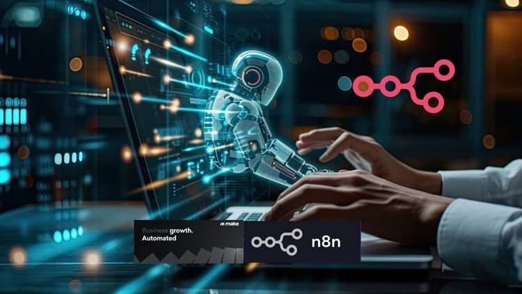 AI Automation: Genera AI, ML & LLM App with n8n & make