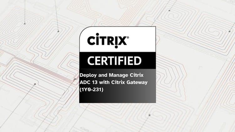 Citrix ADC 13 with Citrix Gateway Deployment and Management