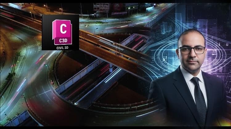 AutoCAD Civil 3D 2025  Complete Road Design Course