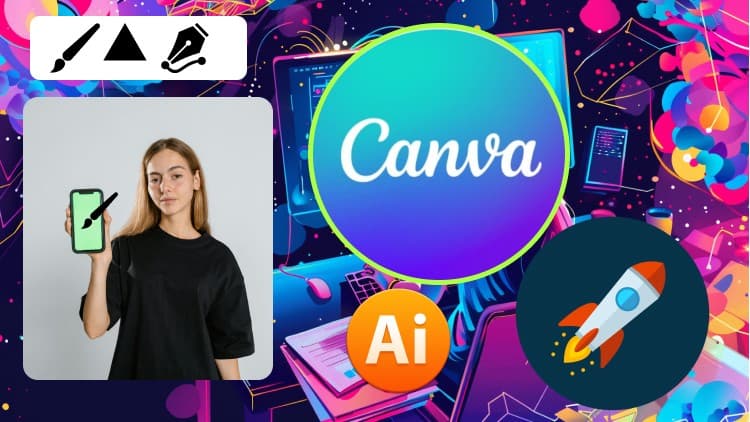 Canva Bootcamp: Basics to Pro Plus AI and 8 Real Projects
