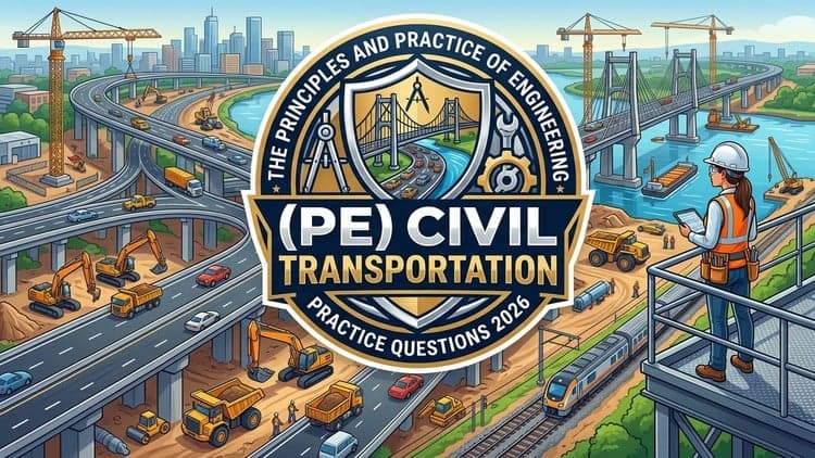 The PE Civil Transportation Exam 2026:Practice Tests