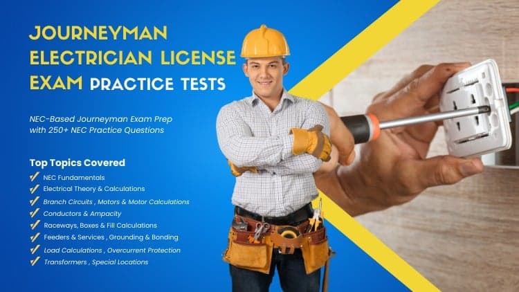 Journeyman Electrician License Exam Practice Tests