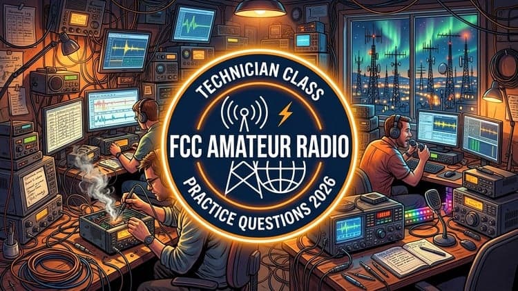 FCC Amateur Radio Technician Class Practice Tests 2026